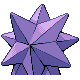 Starmie back-facing sprite from Pokémon Platinum