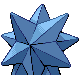 Starmie shiny back-facing sprite from Pokémon Platinum