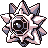 Starmie front-facing sprite from Pokémon Blue