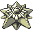 Starmie front-facing sprite from Pokémon Yellow