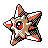 Staryu front-facing sprite from Pokémon Crystal
