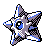 Staryu shiny front-facing sprite from Pokémon Crystal