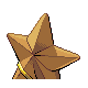 Staryu back-facing sprite from Pokémon Pearl