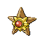 Staryu front-facing sprite from Pokémon FireRed