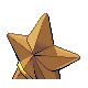 Staryu back-facing sprite from Pokémon SoulSilver