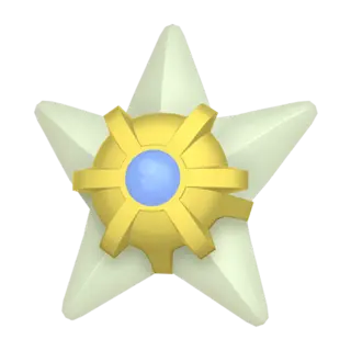 Staryu shiny front-facing sprite from Legends Za