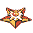 Staryu front-facing sprite from Pokémon Yellow