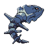 Steelix back-facing sprite from Pokémon Black