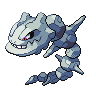 Steelix front-facing sprite from Pokémon Black