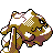 Steelix shiny back-facing sprite from Pokémon Crystal
