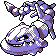 Steelix front-facing sprite from Pokémon Silver