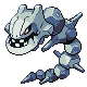Steelix front-facing sprite from Pokémon SoulSilver