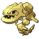 Steelix shiny front-facing sprite from Pokémon Platinum