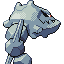 Steelix back-facing sprite from Pokémon Sapphire
