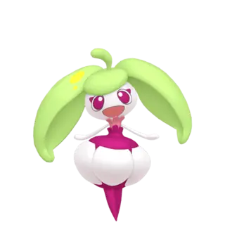 Steenee front-facing sprite from Pokémon Moon
