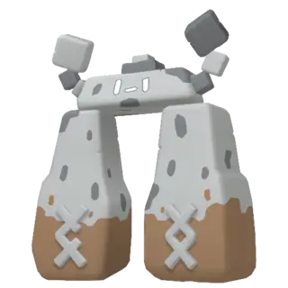 Stonjourner front-facing sprite from Pokémon Shield