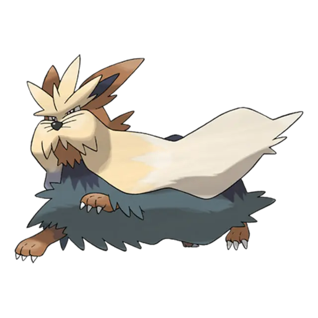 Stoutland, the Big-Hearted Pokémon — Normal-type Pokémon official artwork