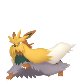 Stoutland shiny front-facing sprite from Pokémon Sun