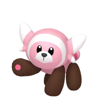 Stufful front-facing sprite from Pokémon Ultra Moon