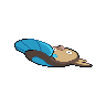 Stunfisk shiny back-facing sprite from Pokémon Black 2