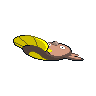 Stunfisk back-facing sprite from Pokémon Black