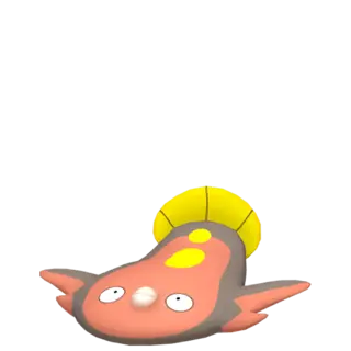 Stunfisk front-facing sprite from Pokémon Shield