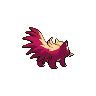 Stunky shiny back-facing sprite from Pokémon Black 2