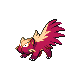 Stunky shiny front-facing sprite from Pokémon Diamond