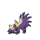 Stunky front-facing sprite from Pokémon SoulSilver