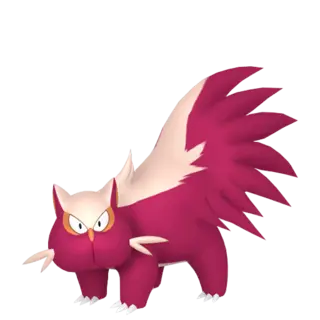 Stunky shiny front-facing sprite from Pokémon Shield