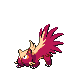 Stunky shiny front-facing sprite from Pokémon Platinum