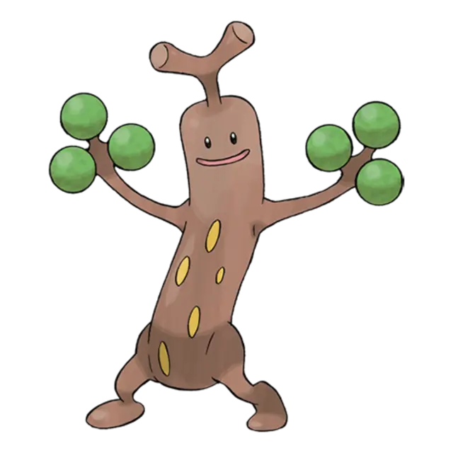 Sudowoodo, the Imitation Pokémon — Rock-type Pokémon official artwork