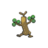 Sudowoodo back-facing sprite from Pokémon White