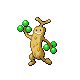 Sudowoodo front-facing sprite from Pokémon Diamond
