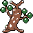 Sudowoodo front-facing sprite from Pokémon Gold