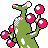Sudowoodo shiny back-facing sprite from Pokémon Gold