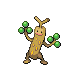 Sudowoodo front-facing sprite from Pokémon HeartGold