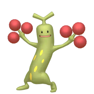 Sudowoodo shiny front-facing sprite from Pokémon Moon