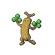 Sudowoodo front-facing sprite from Pokémon Platinum