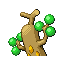 Sudowoodo back-facing sprite from Pokémon Ruby