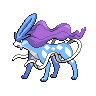 Suicune front-facing sprite from Pokémon Black 2