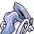 Suicune shiny back-facing sprite from Pokémon Crystal