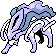 Suicune shiny front-facing sprite from Pokémon Crystal