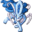 Suicune shiny front-facing sprite from Pokémon Ruby