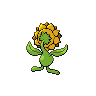 Sunflora back-facing sprite from Pokémon Black 2