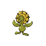 Sunflora shiny back-facing sprite from Pokémon Black 2