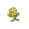Sunflora shiny front-facing sprite from Pokémon White