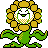 Sunflora front-facing sprite from Pokémon Silver