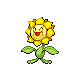 Sunflora front-facing sprite from Pokémon SoulSilver