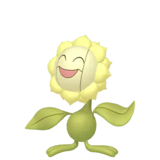Sunflora shiny front-facing sprite from Pokémon XD: Gale of Darkness